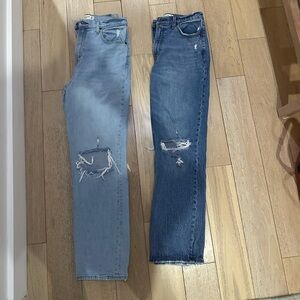 Abercrombie & Fitch 90’s High Rise Blue Jeans- Curve Love